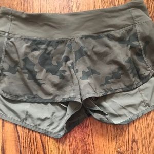 Lululemon Savasana Camo Speed Shorts